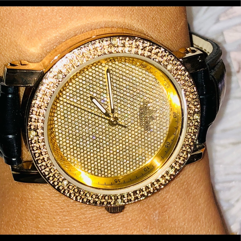 Real diamond watch for women NOT CZ not moissanite best off for Mother’s Day HOT - Picture 4 of 11
